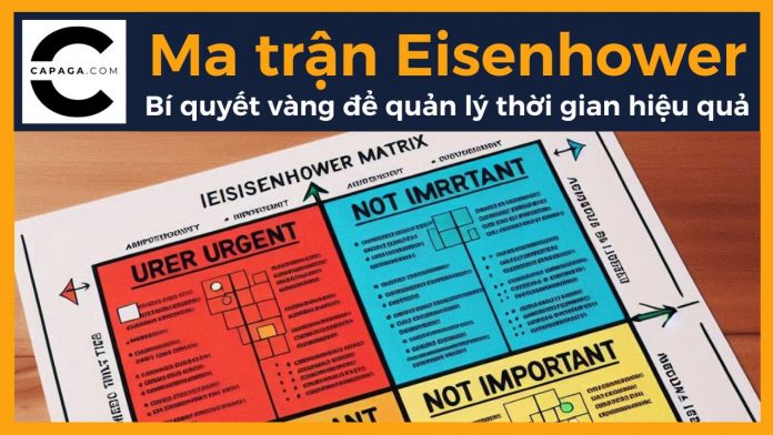 Ma trận Eisenhower: Bí quyết vàng để quản lý thời gian hiệu quả